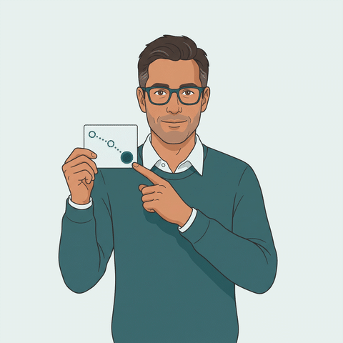 Reed, PM Career Desk's AI career analyst (illustration)
